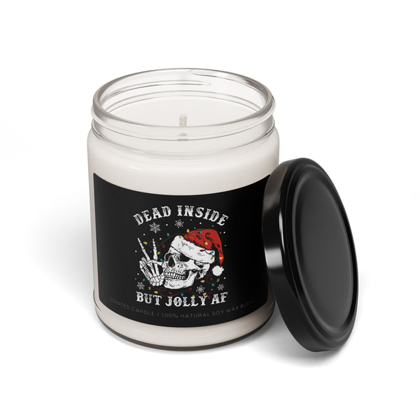 Dead Inside But Jolly AF - Scented Soy Candle, 9oz